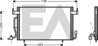 EACLIMA 30C10009 - Condensator, climatizare aaoparts.ro