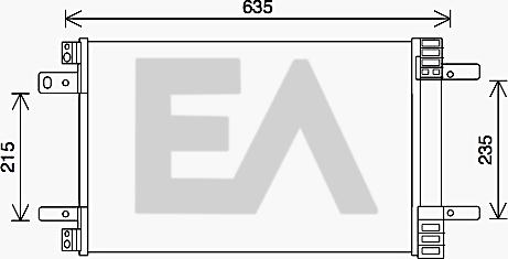 EACLIMA 30C10015 - Condensator, climatizare aaoparts.ro