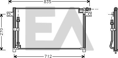 EACLIMA 30C18013 - Condensator, climatizare aaoparts.ro