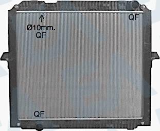 EACLIMA 31R45097 - Radiator, racire motor aaoparts.ro