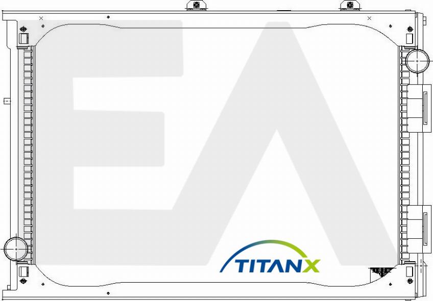 EACLIMA 31R47025T - Radiator, racire motor aaoparts.ro