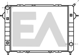 EACLIMA 31R54062 - Radiator, racire motor aaoparts.ro