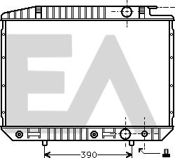 EACLIMA 31R50037 - Radiator, racire motor aaoparts.ro