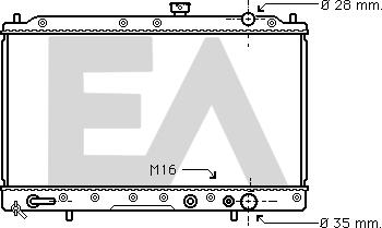 EACLIMA 31R51012 - Radiator, racire motor aaoparts.ro
