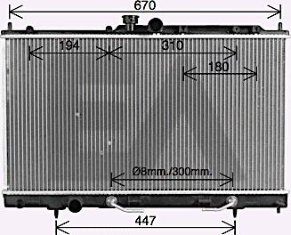 EACLIMA 31R51109 - Radiator, racire motor aaoparts.ro