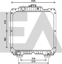 EACLIMA 31R53010 - Radiator, racire motor aaoparts.ro
