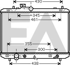 EACLIMA 31R69047 - Radiator, racire motor aaoparts.ro