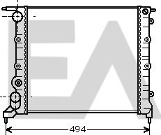 EACLIMA 31R60016 - Radiator, racire motor aaoparts.ro