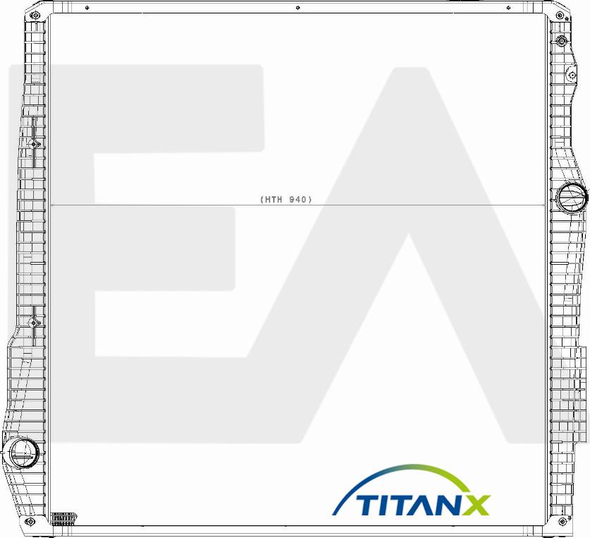 EACLIMA 31R63012T - Radiator, racire motor aaoparts.ro