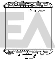 EACLIMA 31R16002 - Radiator, racire motor aaoparts.ro