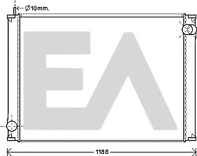 EACLIMA 31R30041 - Radiator, racire motor aaoparts.ro