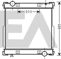 EACLIMA 31R30037 - Radiator, racire motor aaoparts.ro