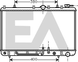 EACLIMA 31R28002 - Radiator, racire motor aaoparts.ro