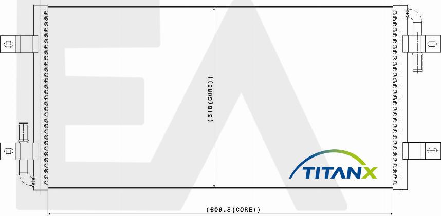 EACLIMA 31R76036T - Radiator, racire motor aaoparts.ro