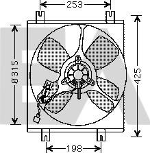 EACLIMA 33V51004 - Ventilator, radiator aaoparts.ro