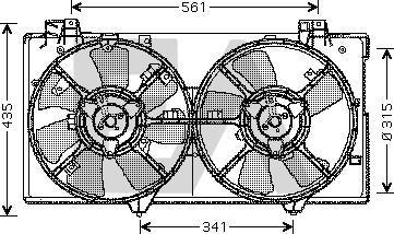 EACLIMA 33V52026 - Ventilator, radiator aaoparts.ro