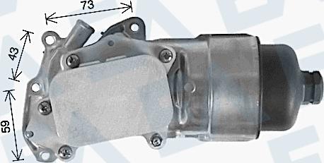 EACLIMA 37G55007 - Radiator ulei, ulei motor aaoparts.ro