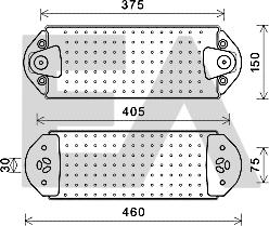 EACLIMA 37G76007 - Radiator ulei, ulei motor aaoparts.ro