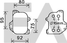EACLIMA 37G77026 - Radiator ulei, ulei motor aaoparts.ro