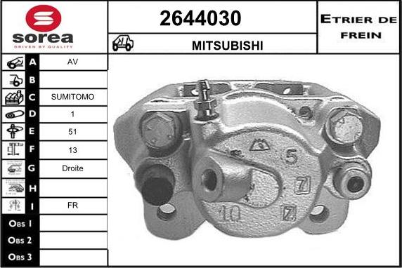 EAI 2644030 - Etrier frana aaoparts.ro