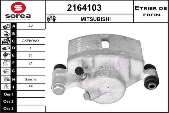 EAI 2164103 - Etrier frana aaoparts.ro