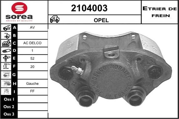 EAI 2104003 - Etrier frana aaoparts.ro
