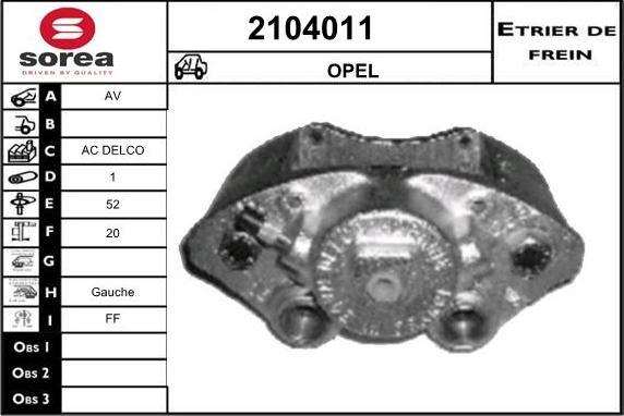 EAI 2104011 - Etrier frana aaoparts.ro