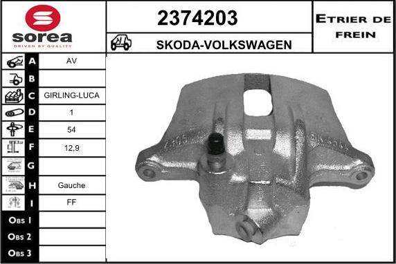 EAI 2374203 - Etrier frana aaoparts.ro