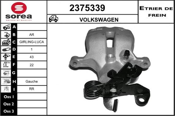 EAI 2375339 - Etrier frana aaoparts.ro