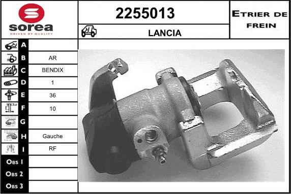 EAI 2255013 - Etrier frana aaoparts.ro