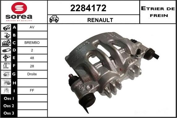 EAI 2284172 - Etrier frana aaoparts.ro