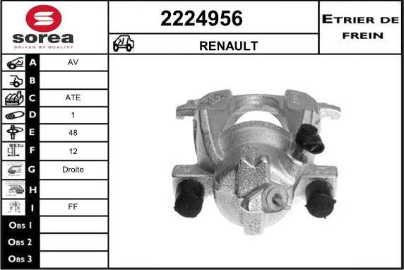 EAI 2224956 - Etrier frana aaoparts.ro