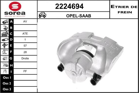 EAI 2224694 - Etrier frana aaoparts.ro