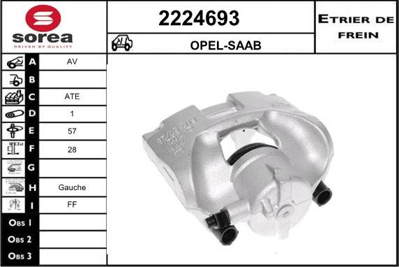 EAI 2224693 - Etrier frana aaoparts.ro