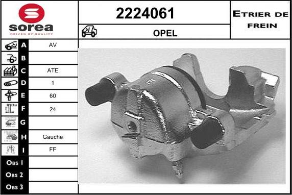 EAI 2224061 - Etrier frana aaoparts.ro