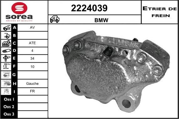 EAI 2224039 - Etrier frana aaoparts.ro