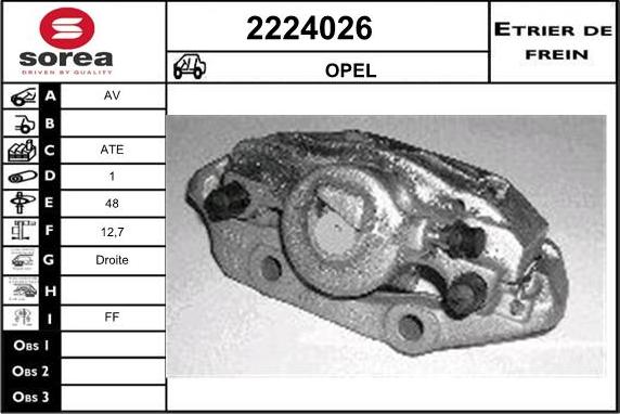 EAI 2224026 - Etrier frana aaoparts.ro