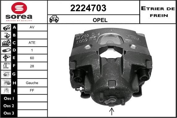 EAI 2224703 - Etrier frana aaoparts.ro
