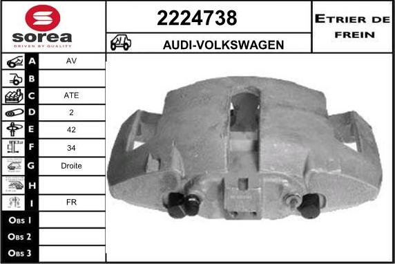 EAI 2224738 - Etrier frana aaoparts.ro