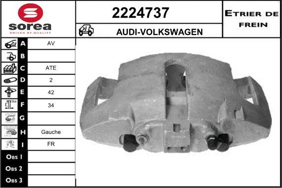 EAI 2224737 - Etrier frana aaoparts.ro