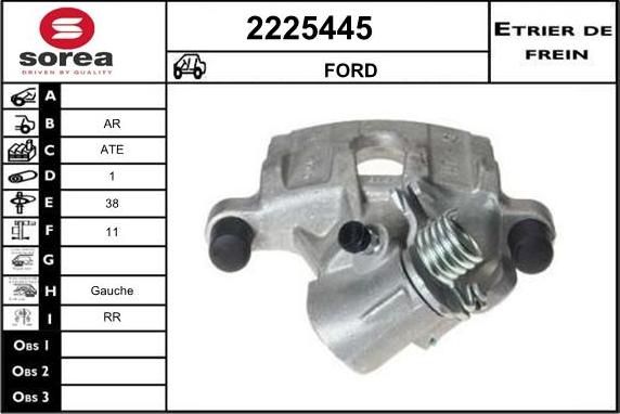 EAI 2225445 - Etrier frana aaoparts.ro