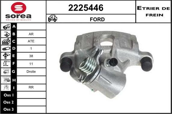 EAI 2225446 - Etrier frana aaoparts.ro