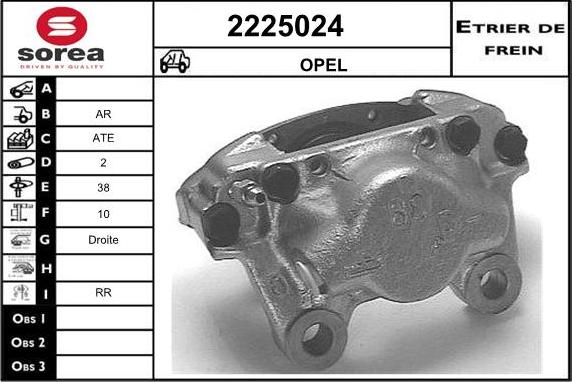 EAI 2225024 - Etrier frana aaoparts.ro