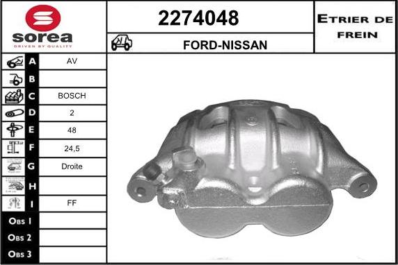 EAI 2274048 - Etrier frana aaoparts.ro