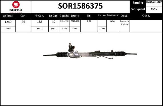 EAI SOR1586375 - Caseta directie aaoparts.ro
