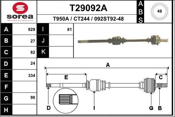EAI T29092A - Planetara aaoparts.ro