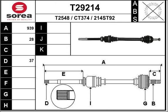 EAI T29214 - Planetara aaoparts.ro