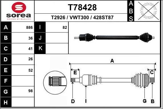 EAI T78428 - Planetara aaoparts.ro