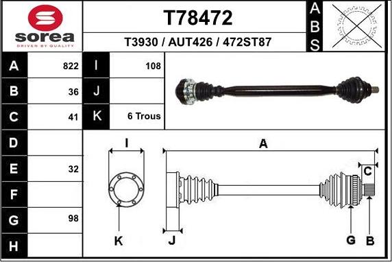 EAI T78472 - Planetara aaoparts.ro