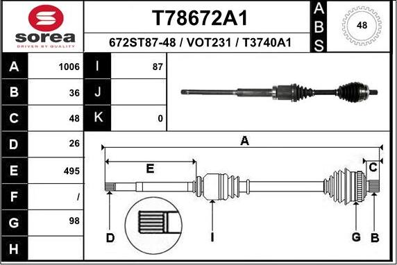 EAI T78672A1 - Planetara aaoparts.ro